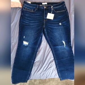 Vervet Mid Rise Skinny distressed plus size 22 Women's jeans